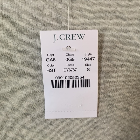 J Crew Grey Basic Top Size Small - Picture 3 of 7